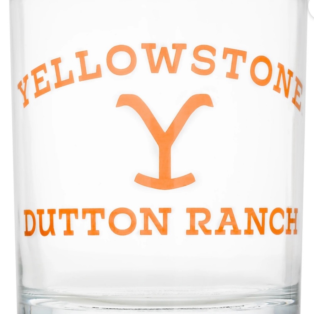 6 Yellowstone Dutton Ranch Boxed 10oz Rocks Novelty Glass - Picture 6 of 8